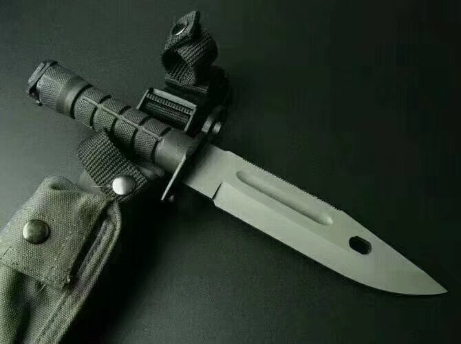 tactical M9 Bayonet fixed blade military Army COMBAT knives outdoor survival tools