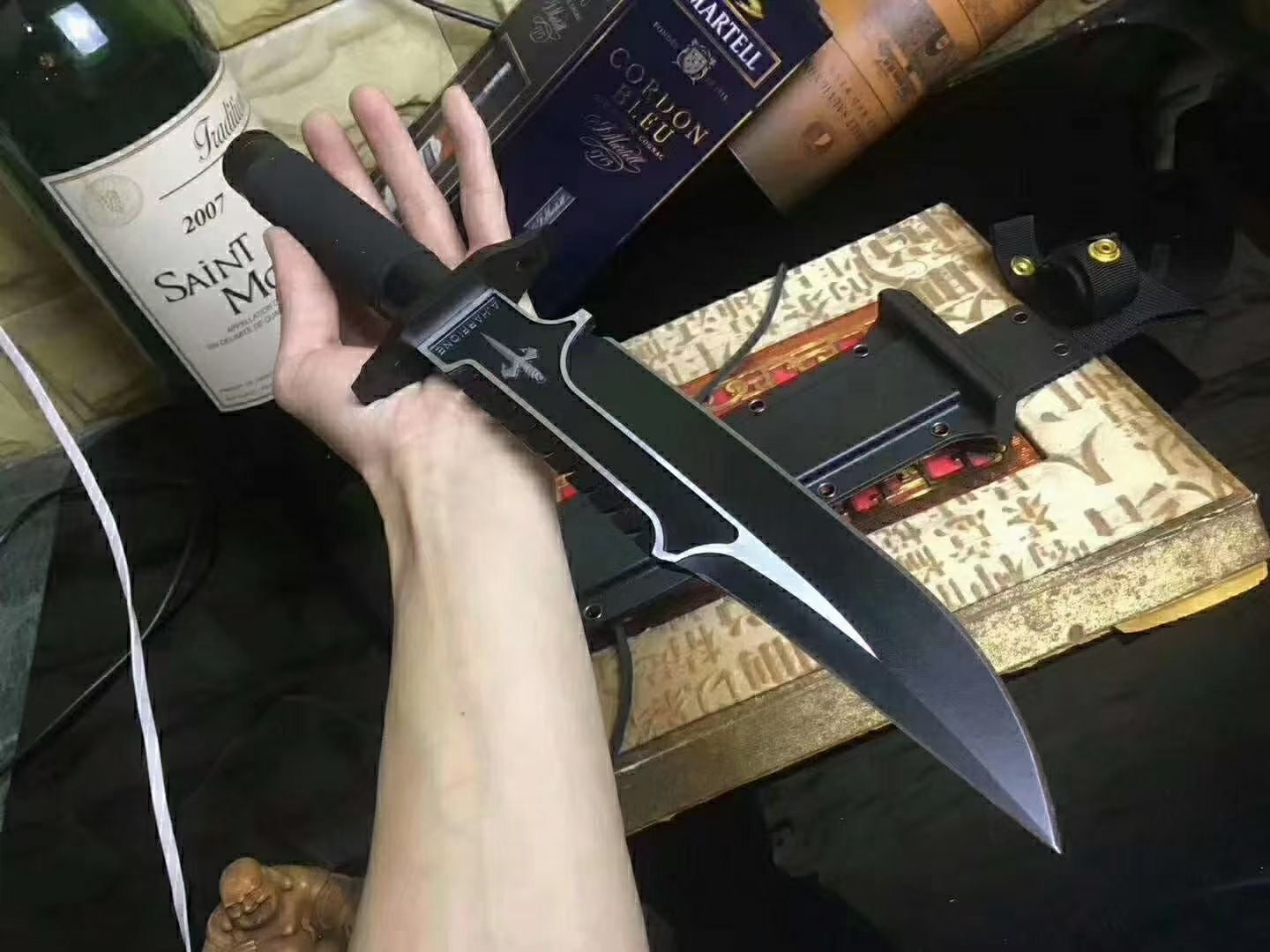 Bayonet tactical fixed blade military Army COMBAT knives outdoor