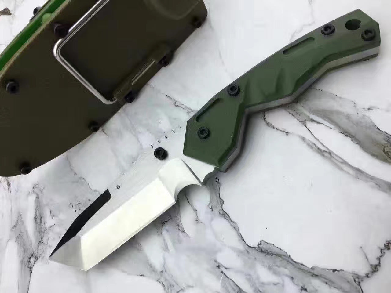 Dwaine Carrillo TACTICAL HUNTING FIXED BLADE MILITARY COMBAT SURVIVAL KNIFE OUTDOOR TOOLS